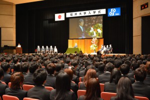 入学式の様子