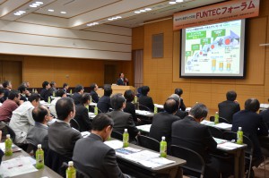 日本電産テクノモータ株式会社 郷坪智史代表取締社長による特別講演会の様子